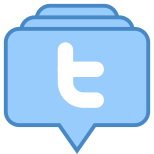 Stack of Tweets icon