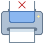 Impressora sem papel icon