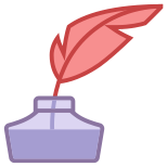 Quill With Ink icon