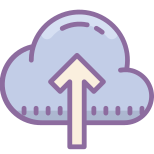 Zur Cloud hochladen icon