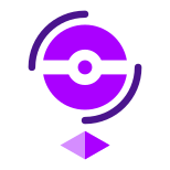 ポケストップ紫 icon