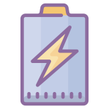 Batterie en charge icon