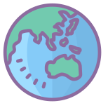 Globe Asie icon