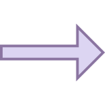 Pfeil: lang, rechts icon