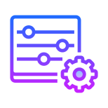 Mezclador horizontal Ajustes icon