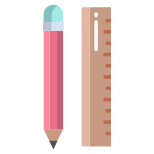 Pencil And Ruler icon