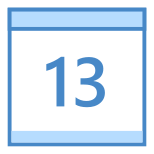 Calendrier 13 icon