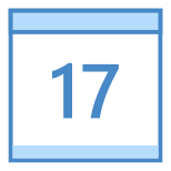 Calendar 17 icon