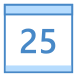 Calendário 25 icon