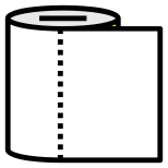 wiping paper icon