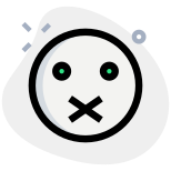 Cold shivring face expression of winter emoji icon