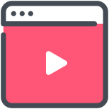 streaming video icon