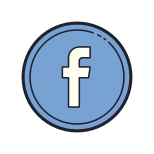 Facebook num Círculo icon