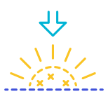 Le coucher du soleil icon