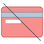 없음 신용 카드 없음 icon