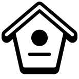 Birdhouse icon