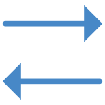 Datos en ambas direcciones icon