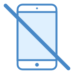 No dispositivi mobili icon