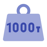 1000 tonnes icon