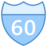 Panneau Route icon