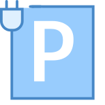 Parken und Aufladen icon