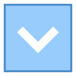 Quadrat runter icon