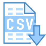 エクスポートCSV icon