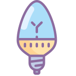 Ampoule ovale icon