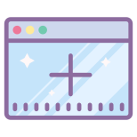 新しいウィンドウ icon