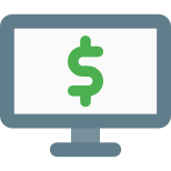 Online merchant website online transaction e-banking icon