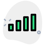Full and excellent phone signal reception network level icon