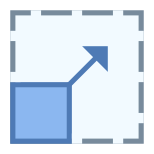 Redimensionner icon