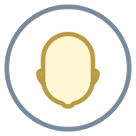 圈出的用户中性皮肤类型 1-2 icon