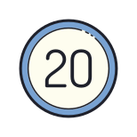 20 cercles icon