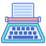 Typewriter icon