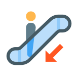 Escalator Down icon