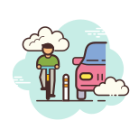 ciclovia protegida icon