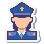 Mujer policía icon