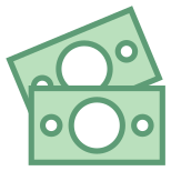Notas de dinheiro icon