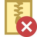 Archiv löschen icon