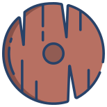 Wooden Buckler Shield icon