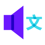 외국어 소리 icon