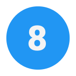 8 circulado C icon