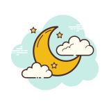 Luna brillante icon