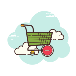 Clear Shopping Cart icon