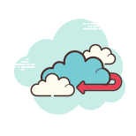 Nube derecha icon