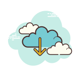 Download from the Cloud icon