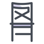 Cadeira dobrável icon