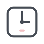 Horloge carrée icon