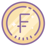 Franc suisse icon